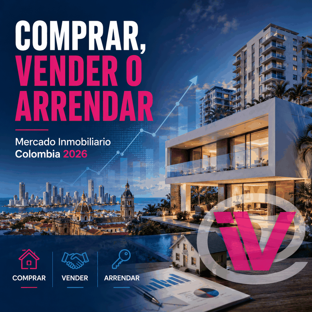 Mercado inmobiliario Colombia 2026 para comprar vender o arrendar propiedades